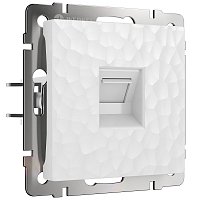 Розетка компьютерная без рамки Werkel Hammer 1-м. RJ45 5e белый